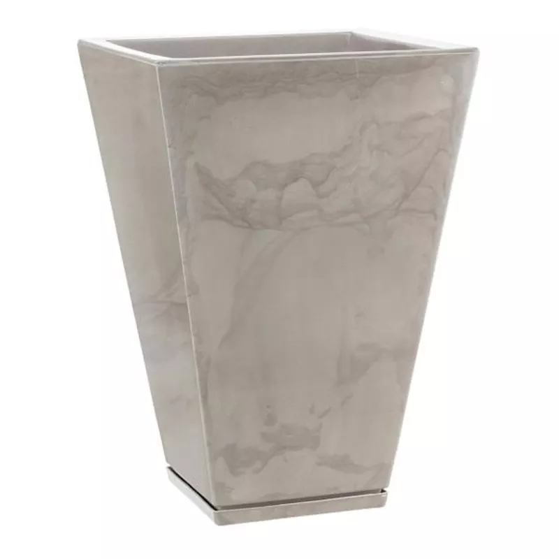 zurique-beige-marbled-outdoor-planter-medium Zurique Beige Marbled Outdoor Planter Medium